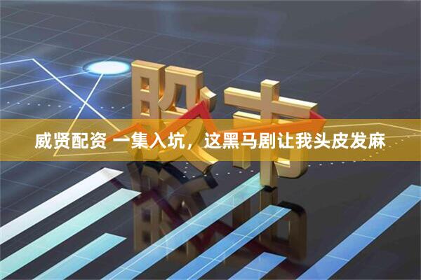 威贤配资 一集入坑，这黑马剧让我头皮发麻