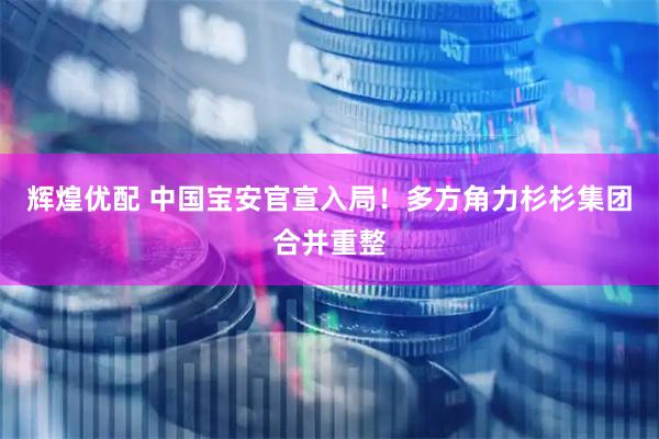 辉煌优配 中国宝安官宣入局!多方角力杉杉集团合并重整